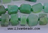 CNG5916 4*6mm - 6*10mm nuggets rough Australia chrysoprase beads