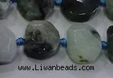 CNG5936 10*12mm - 10*14mm faceted freeform jade beads