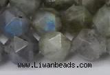 CNG6038 15.5 inches 12mm faceted nuggets labradorite beads