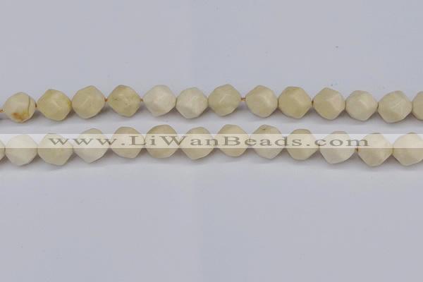 CNG6049 15.5 inches 12mm faceted nuggets jasper beads