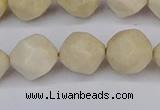 CNG6196 15.5 inches 10mm faceted nuggets jasper beads