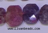 CNG6306 15.5 inches 13*18mm - 15*20mm faceted freeform tourmaline beads