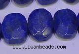 CNG6315 15.5 inches 13*18mm - 15*20mm faceted freeform lapis lazuli beads