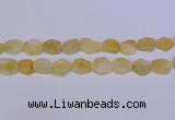 CNG6355 15.5 inches 14*18mm - 16*22mm freeform matte citrine beads