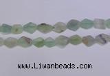 CNG6361 15.5 inches 14*18mm - 16*22mm freeform matte fluorite beads