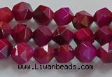 CNG6534 15.5 inches 6mm faceted nuggets red tiger eye beads