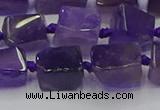 CNG6818 15.5 inches 5*8mm - 8*12mm nuggets amethyst beads