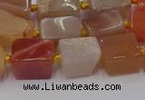 CNG6824 15.5 inches 5*8mm - 8*12mm nuggets sunstone beads