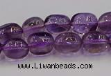 CNG6853 15.5 inches 8*12mm - 10*14mm nuggets amethyst beads