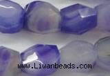 CNG686 15.5 inches 15*18mm - 18*20mm faceted nuggets agate beads