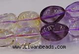 CNG6860 15.5 inches 12*16mm - 13*18mm nuggets amethyst & citrine beads