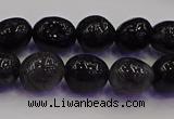 CNG6868 8*12mm - 10*14mm nuggets black rutilated quartz beads