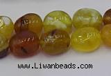 CNG6881 15.5 inches 12*16mm - 13*18mm nuggets yellow opal beads