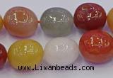 CNG6889 12*16mm - 13*18mm nuggets mixed rutilated quartz beads