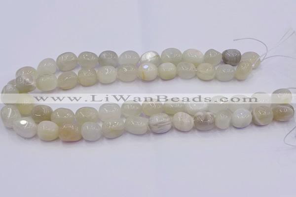 CNG6892 15.5 inches 10*12mm - 10*15mm nuggets moonstone beads