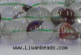 CNG6912 15.5 inches 12*16mm - 13*18mm nuggets green phantom quartz beads