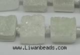 CNG7000 15.5 inches 14mm - 16mm freeform druzy agate beads