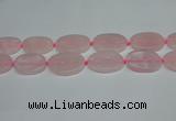 CNG7051 15.5 inches 25*35mm - 30*45mm freeform rose quartz beads