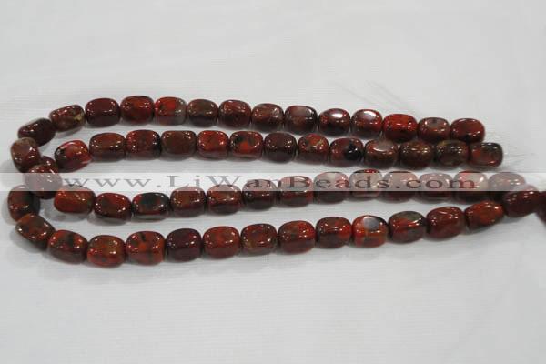 CNG719 15.5 inches 10*14mm nuggets brecciated jasper beads wholesale