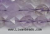 CNG7218 15.5 inches 12mm faceted nuggets amethyst beads wholesale