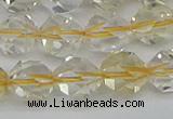 CNG7232 15.5 inches 10mm faceted nuggets citrine gemstone beads