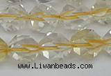 CNG7233 15.5 inches 12mm faceted nuggets citrine gemstone beads