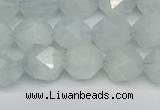 CNG7261 15.5 inches 8mm faceted nuggets aquamarine beads