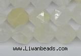 CNG7287 15.5 inches 10mm faceted nuggets white moonstone beads