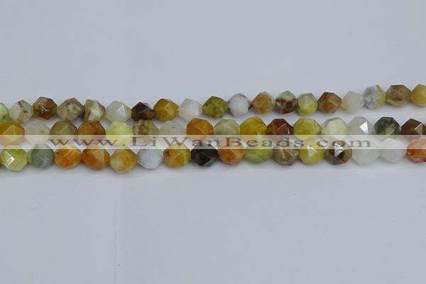 CNG7371 15.5 inches 8mm faceted nuggets mixed opal beads