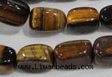 CNG738 15.5 inches 13*18mm nuggets yellow tiger eye beads wholesale