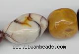 CNG74  15.5 inches 13*18mm - 25*35mm nuggets mookaite gemstone beads