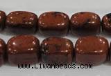 CNG741 15.5 inches 12*16mm nuggets mahogany obsidian beads wholesale