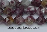 CNG7410 15.5 inches 6mm faceted nuggets tourmaline beads