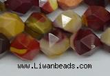 CNG7427 15.5 inches 10mm faceted nuggets mookaite beads