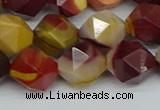 CNG7428 15.5 inches 12mm faceted nuggets mookaite beads