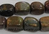 CNG745 15.5 inches 15*18mm nuggets tree agate beads wholesale