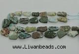 CNG7460 15.5 inches 15*22mm - 20*30mm freeform larimar beads