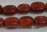 CNG747 15.5 inches 13*18mm nuggets red agate beads wholesale