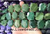 CNG7478 18*25mm - 20*28mm faceted freeform african jade beads