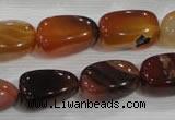 CNG753 15.5 inches 14*20mm nuggets agate beads wholesale