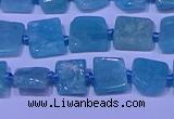 CNG7542 15.5 inches 6*8mm - 10*12mm freeform amazonite beads