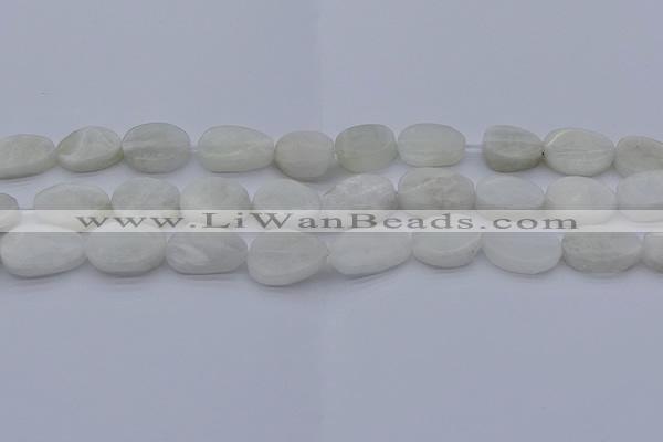 CNG7575 15.5 inches 10*14mm - 13*18mm freeform white moonstone beads