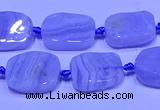 CNG7611 15.5 inches 10*14mm - 12*16mm freeform blue lace agate beads