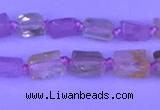 CNG7634 15.5 inches 5*7mm - 8*10mm nuggets mixed quartz beads