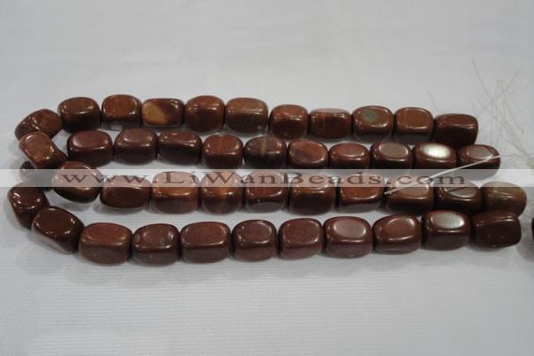 CNG770 15.5 inches 13*18mm nuggets Chinese red jasper beads wholesale