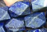 CNG7849 15.5 inches 12*16mm - 13*18mm faceted nuggets lapis lazuli beads