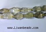 CNG7953 15.5 inches 15*25mm - 20*40mm nuggets lemon quartz beads