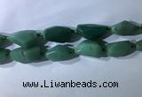 CNG7961 15.5 inches 15*25mm - 20*40mm nuggets green aventurine beads