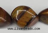 CNG80 15.5 inches 10*15mm - 25*35mm nuggets yellow tiger eye beads