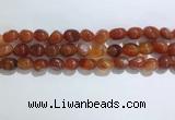 CNG8119 15.5 inches 8*12mm nuggets agate beads wholesale